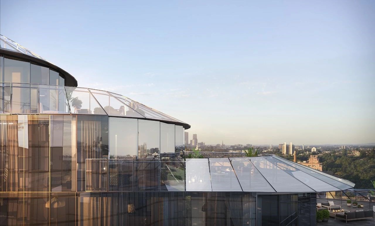 墨尔本 St Boulevard 项目,高科技定制窗户打造城市园林建筑-6