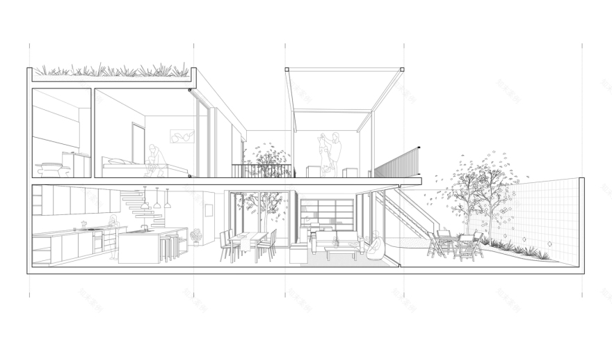 阿根廷 Parque Chas 小区 Giribone House丨Sava Arquitectos-13