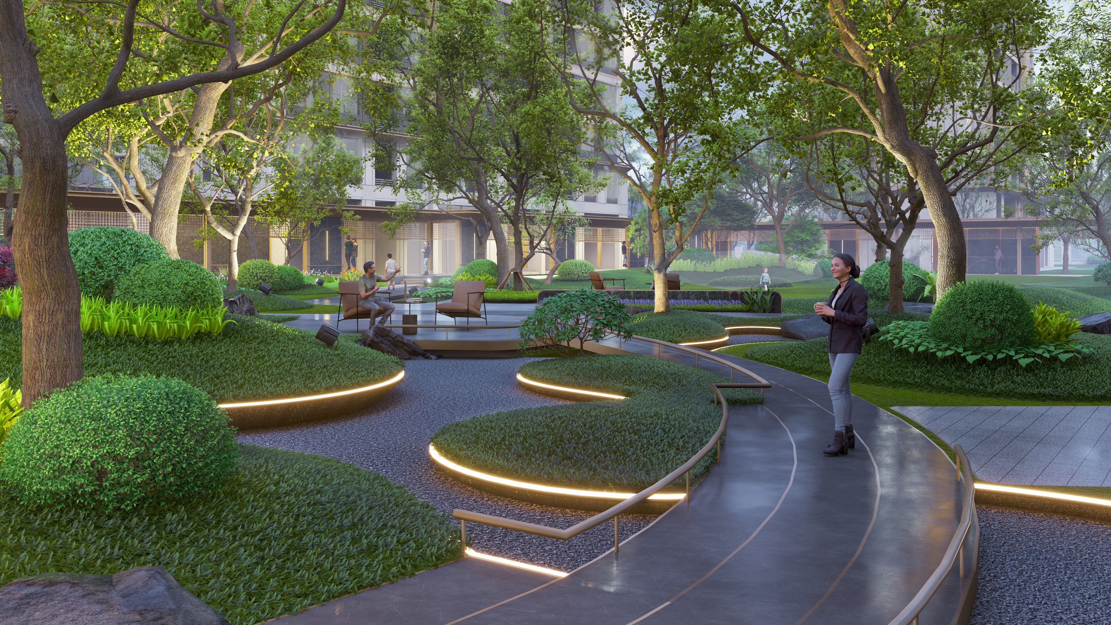 新中式现代高端地产lumion-8