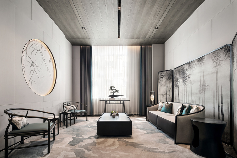 《千里江山图》的现代演绎——中铁·岭南府营销中心-22