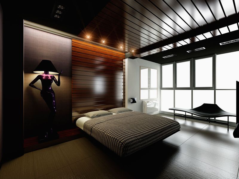 Квартиры студии в современном стиле, 5 проектов - Фото интерьеров-231