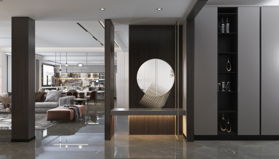 南国鼎峰龙岸 350㎡现代轻奢复式丨鼎墅设计-16