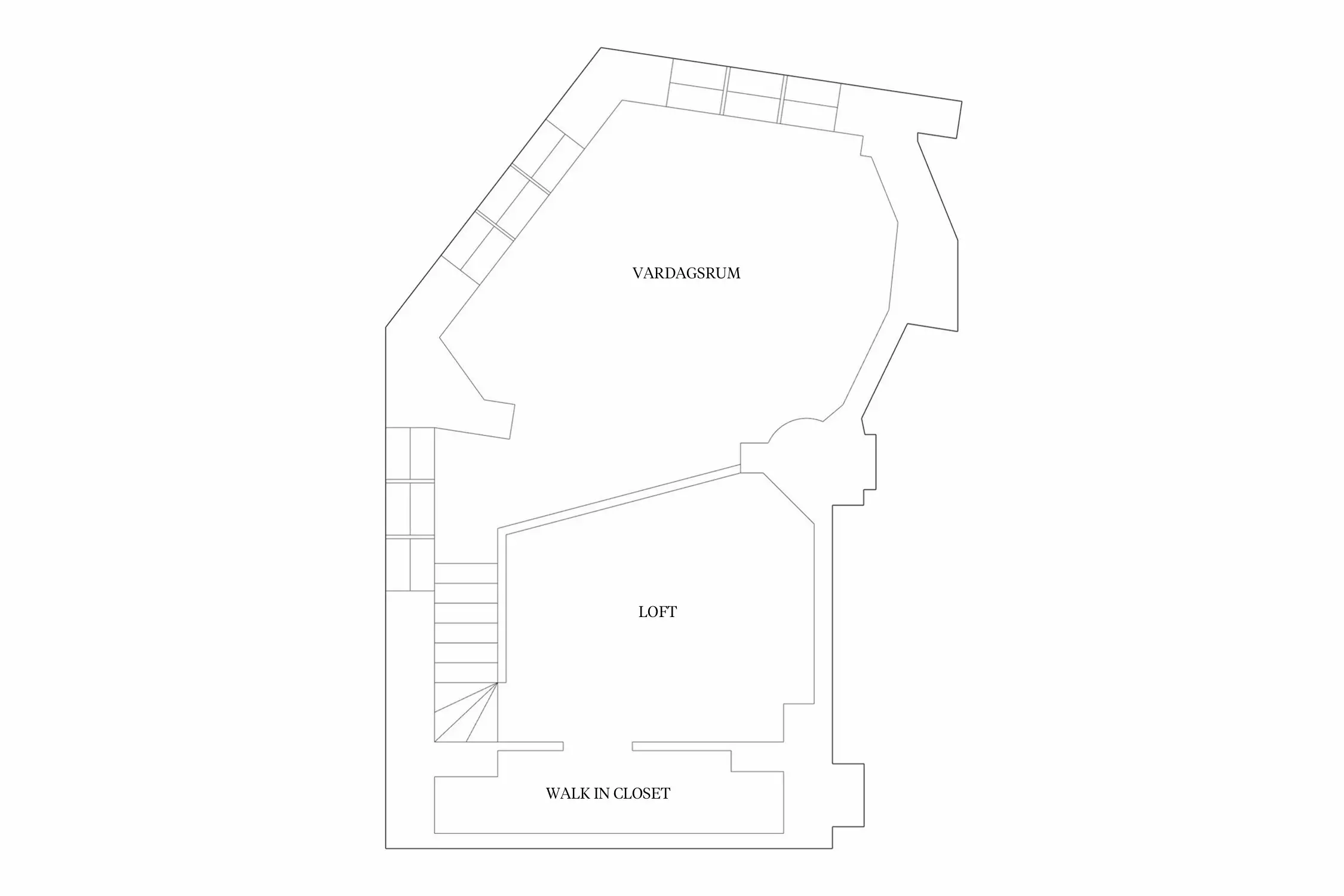 自然色彩的瑞典 duplex 公寓设计-17