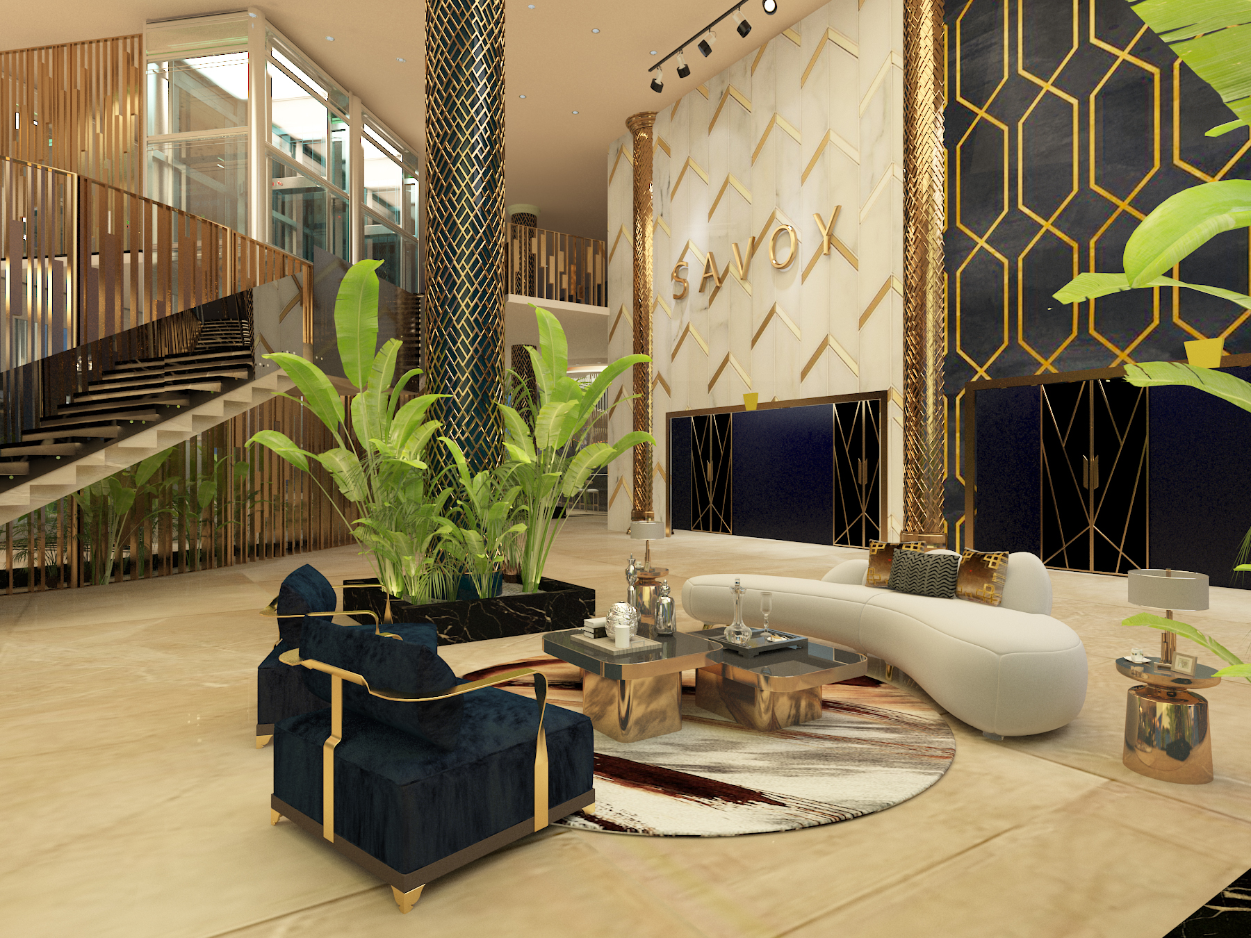 Art Deco hotel Lobby & Cafe-1