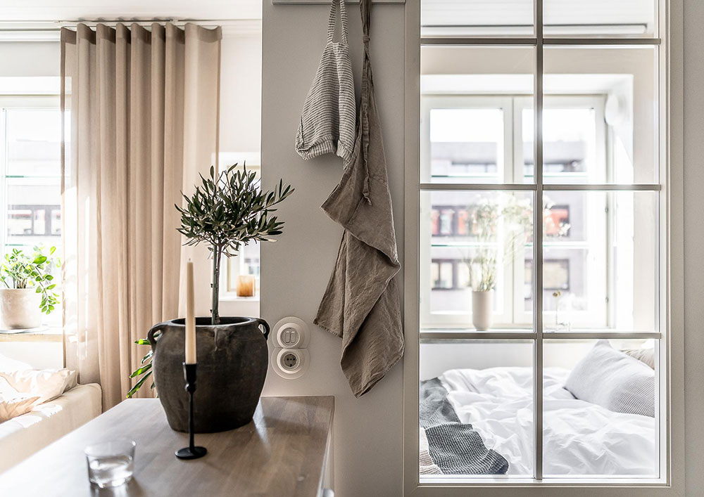 哥德堡 37 平米小公寓的巧妙分区设计-20