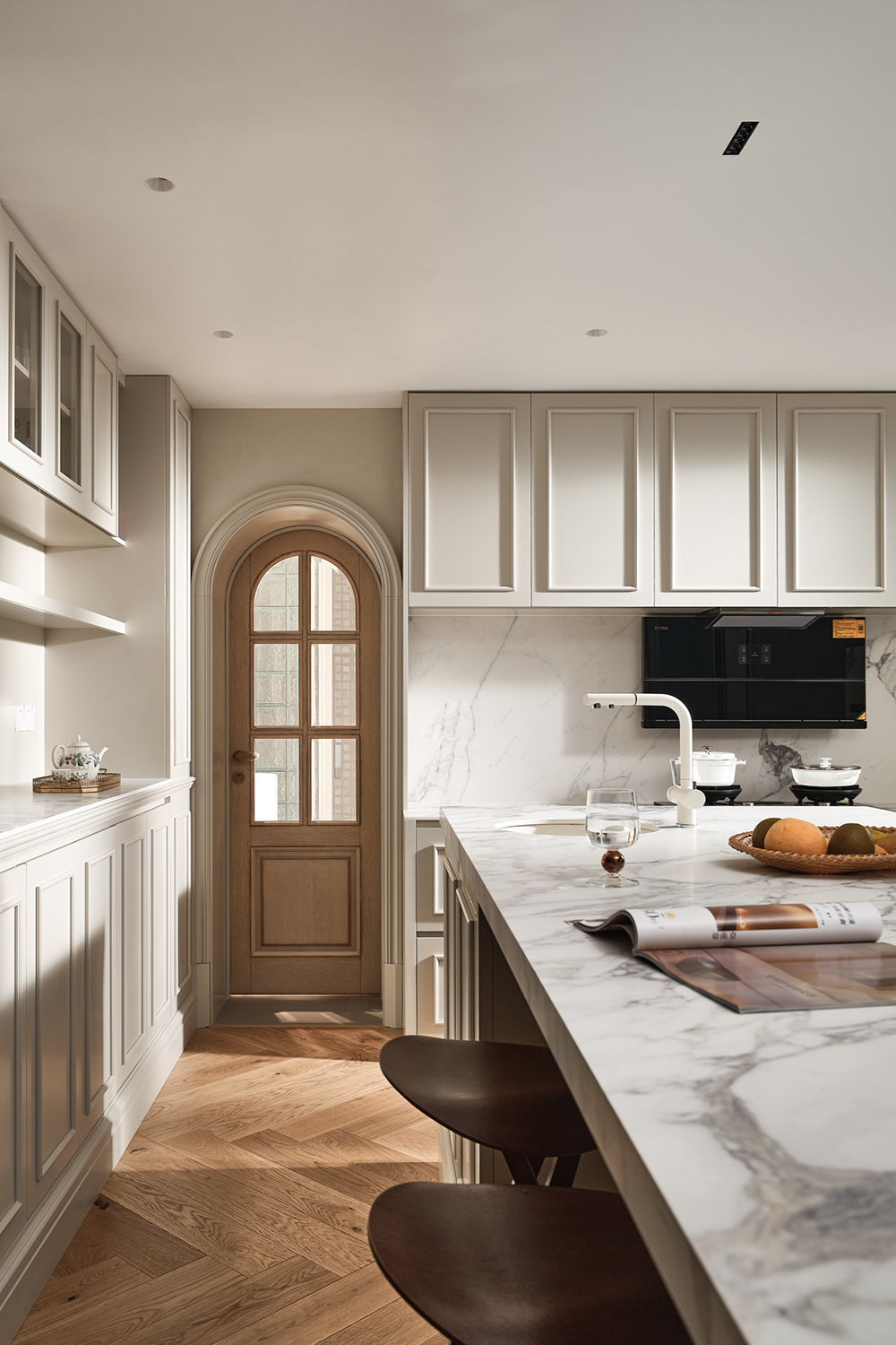 法式复古清新浪漫舒适自然风住宅设计丨中国上海丨上海示觉室内设计事务所-12