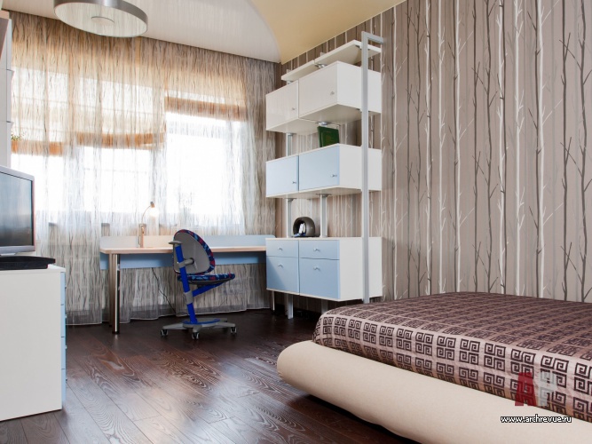 带镂空隔断的公寓室内设计丨Гулина Светлана,Анна Заводовская-26