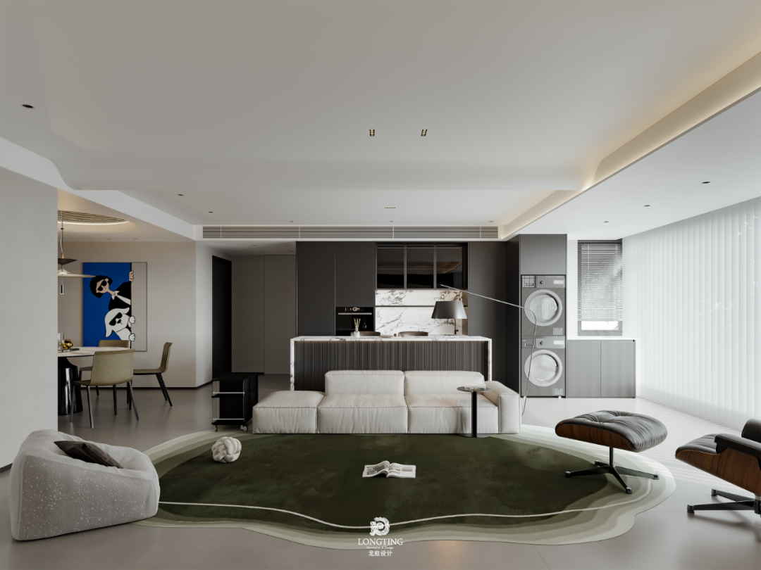 忆境府·现代简约生活空间丨龙庭设计-17