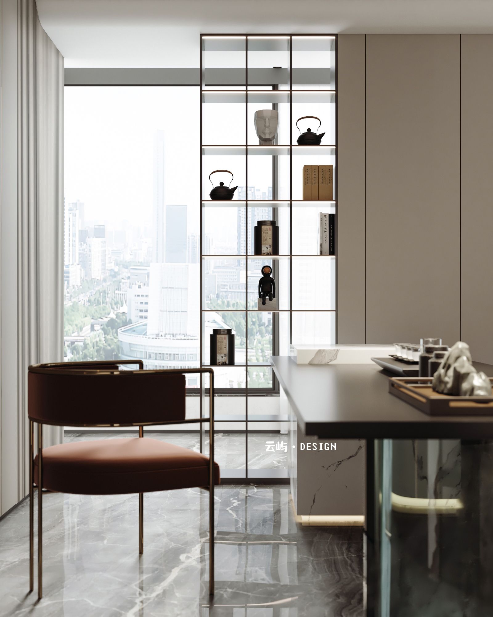 现代轻奢大平层,美式合集-11