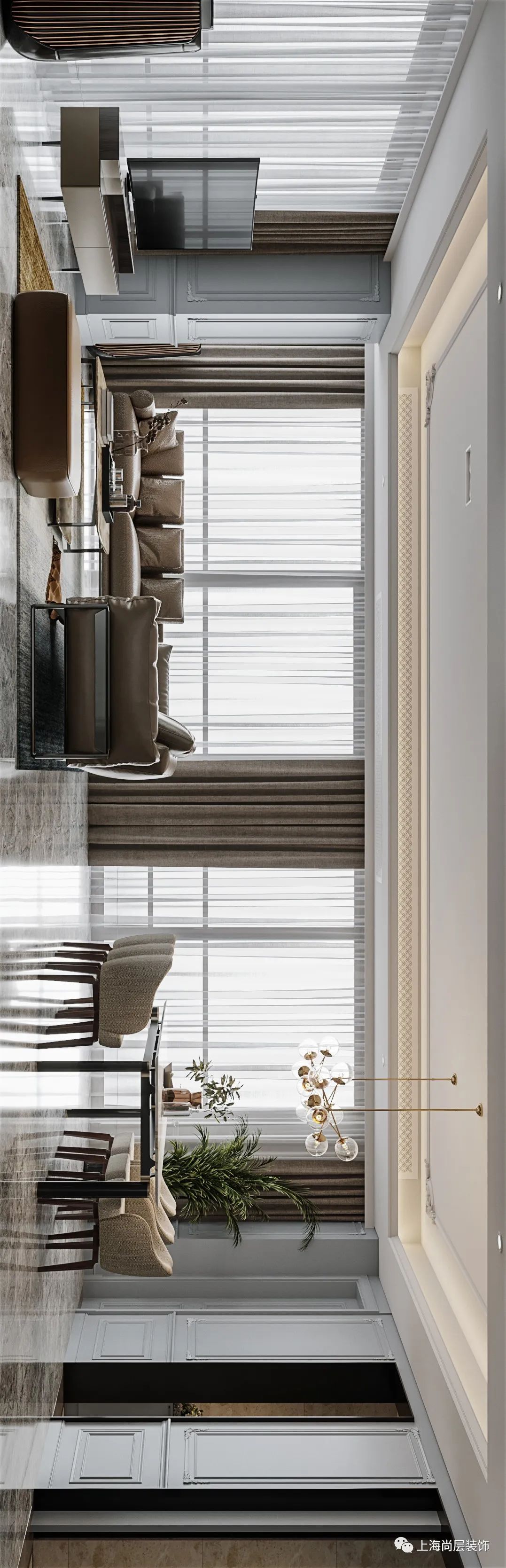 尚层装饰《回眸》 | 极致灰棕搭配,展现生活品质与个性-12