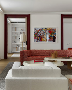 A Tale of Two Cultures: Inside a Refined Apartment by Art Bureau 1/1.