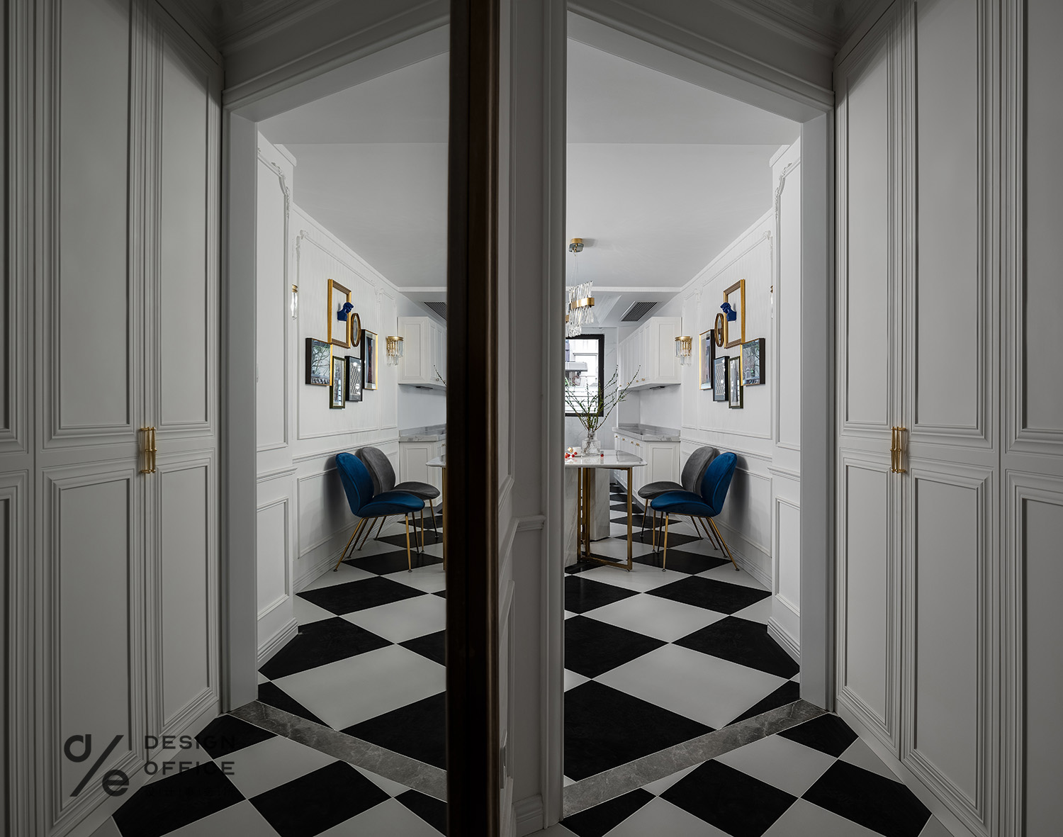 宝嘉花与山简约法式别墅设计丨中国重庆丨DE 设计师事务所,D.ART 软装服务机构-57