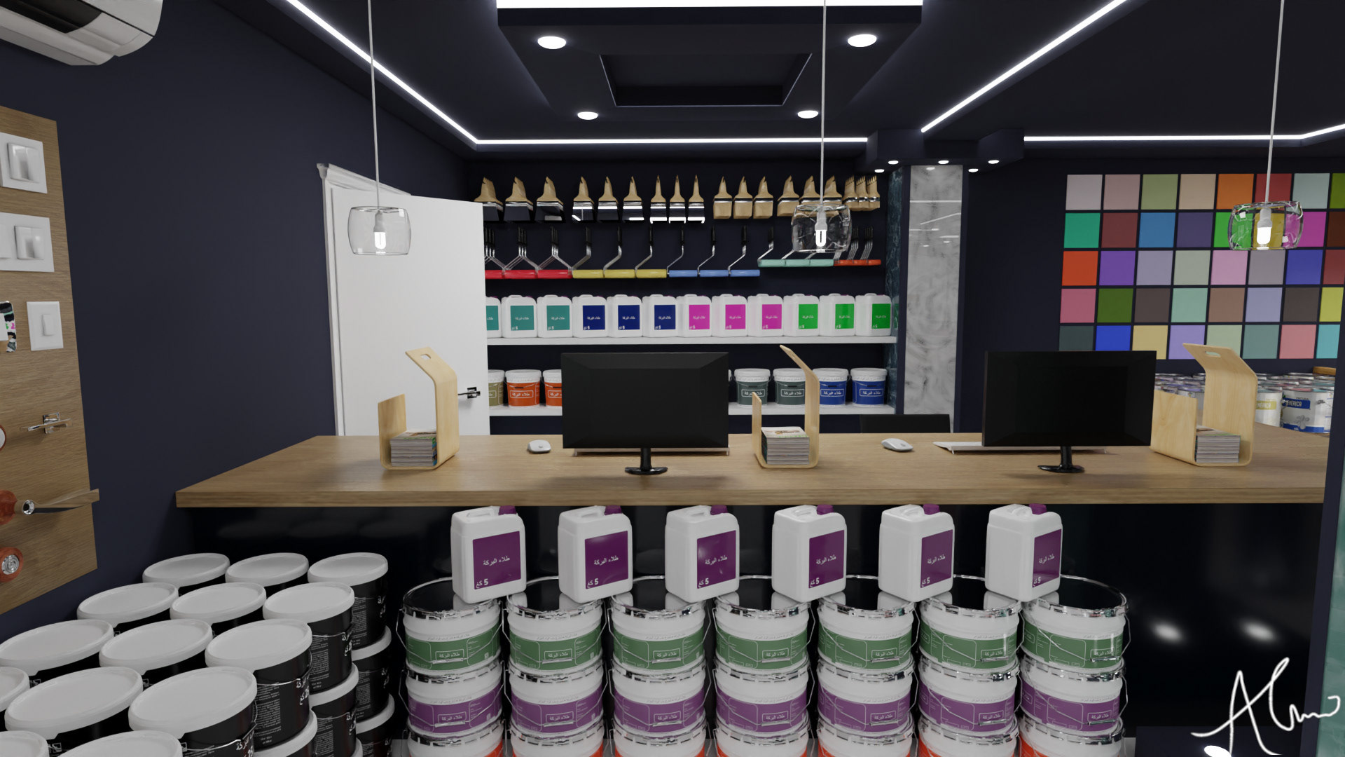 油漆店丨阿尔及利亚丨Amine Nachef-14