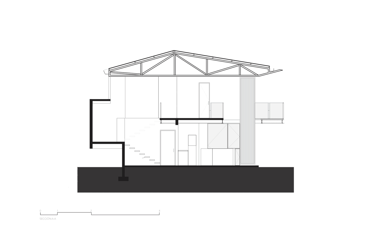 中央之屋 · 融入城市景观的简约现代住宅-15