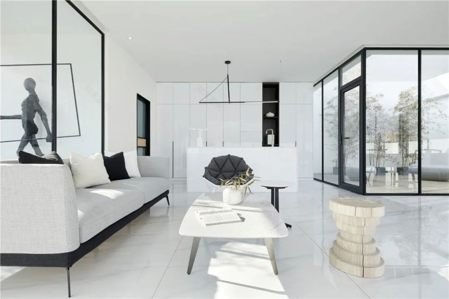 洛阳“纳景之屋” · 现代简约与自然互动的三层私宅设计丨中国洛阳丨凡本空间设计事务所-79