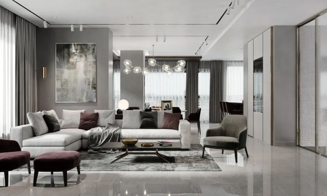 高级灰金属风格住宅丨俄罗斯丨俄罗斯圣彼得堡设计师 Gavriil Verbitsky-43