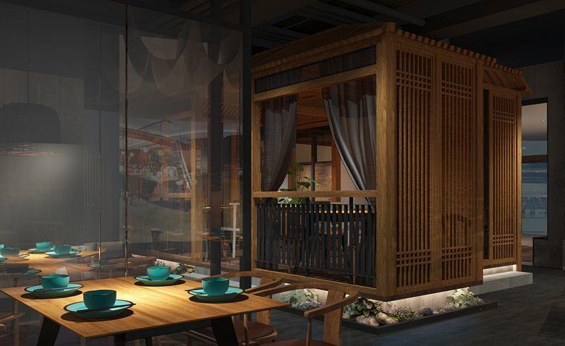 杭州品尚设计中秋万达店主题餐厅设计-21