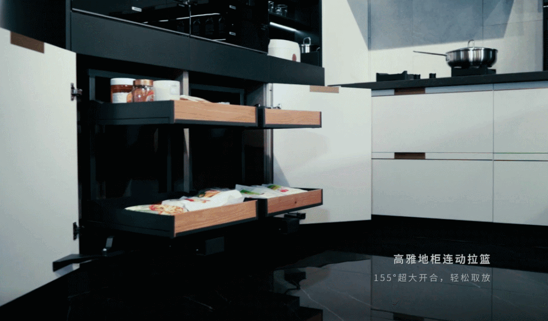 2021欧派新品 | 如何打造轻奢风厨房？看「天鹅湖」的黑白经典设计-59