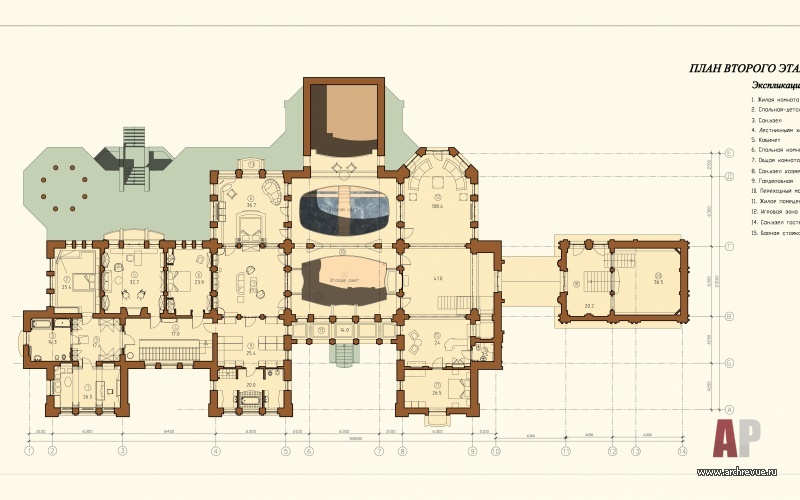 现代风格庄园室内外设计项目丨俄罗斯莫斯科-77