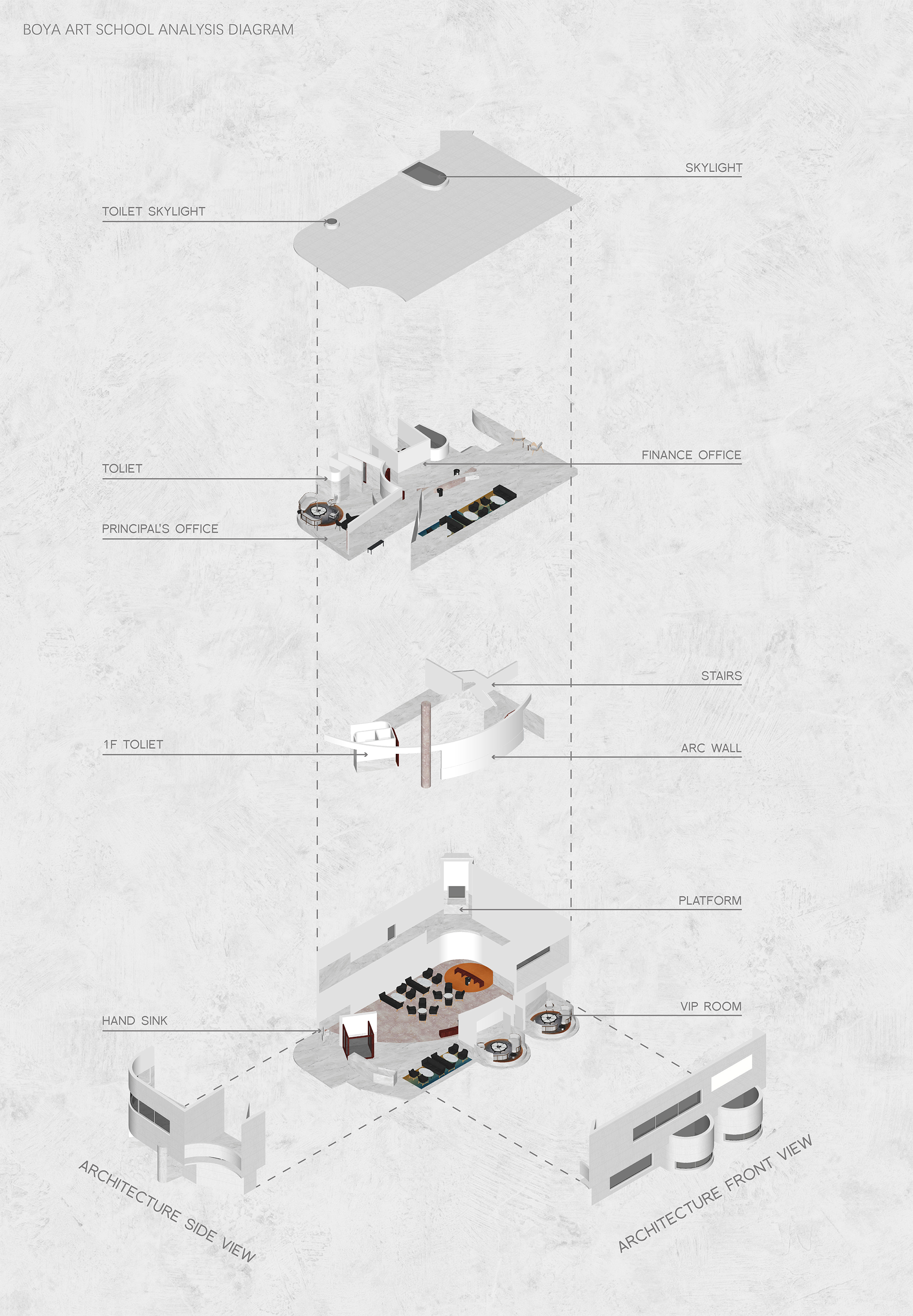 美术培训画室接待厅设计-40