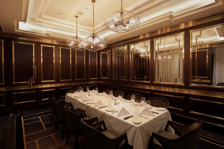 Ruth Chris Steak House寿司吧室内设计丨印度丨Metaphor Interior建筑事务所-14