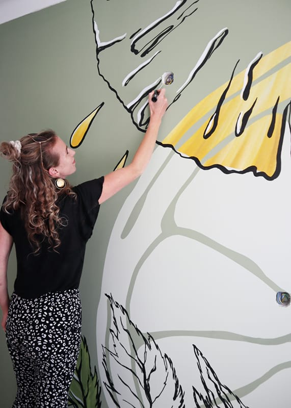 O Sorriso餐厅墙面绘画设计丨葡萄牙丨Karlijn van de Wier与Jeroen-10