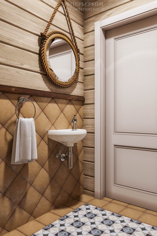 列宁格勒州尤基村猎人别墅室内设计项目-29