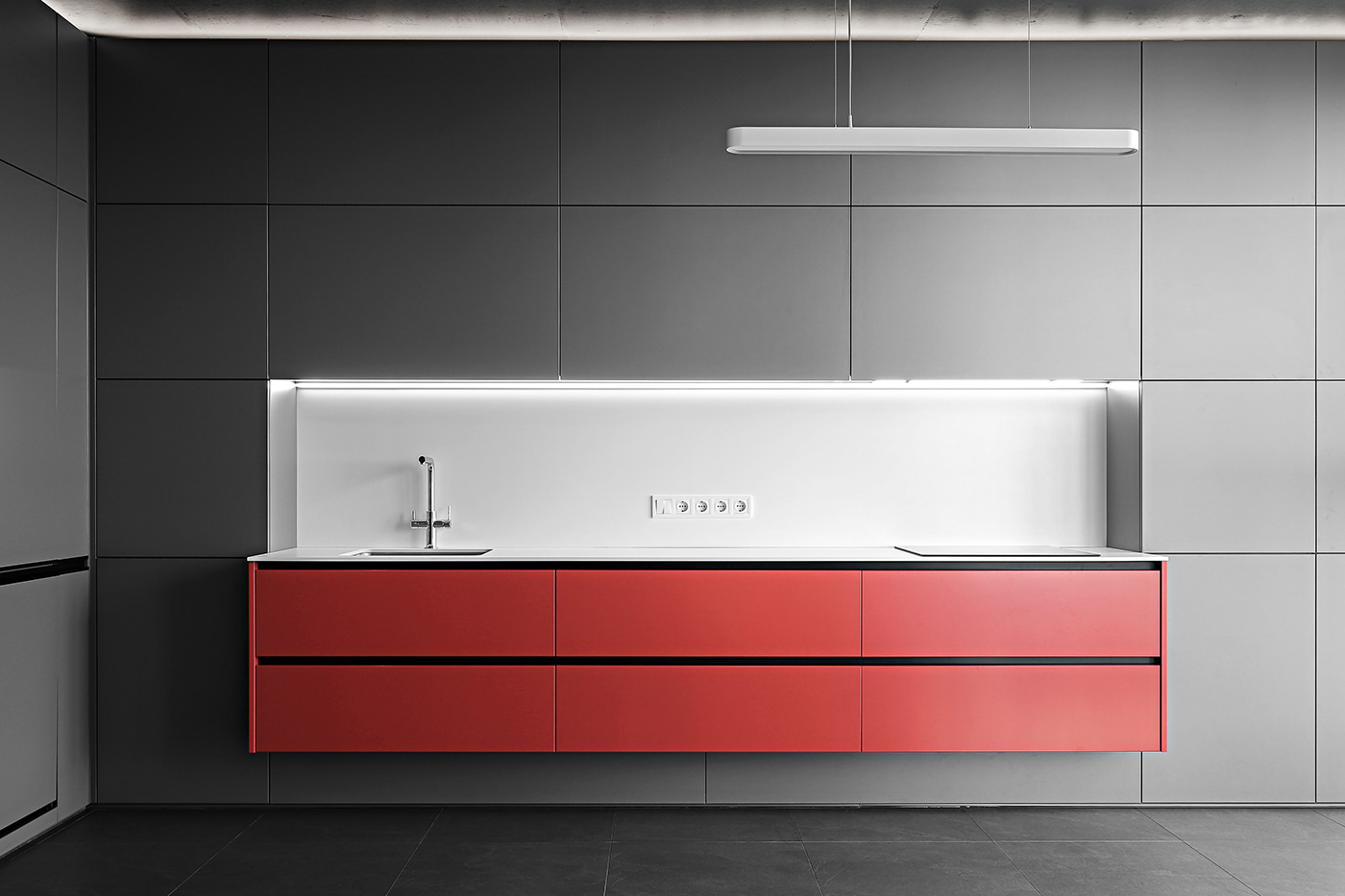 高级黑公寓设计丨乌克兰基辅-13