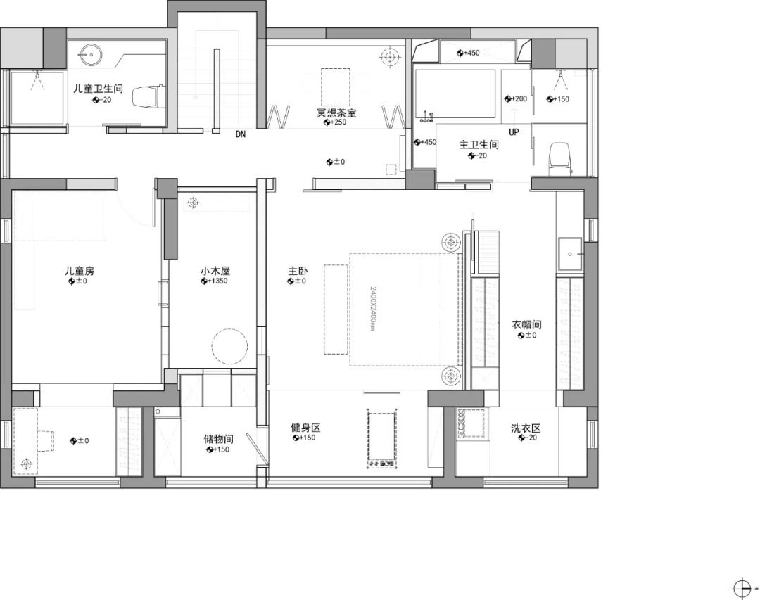 匀 | 成都 240㎡简约家居,诠释恰到好处的生活美学-82