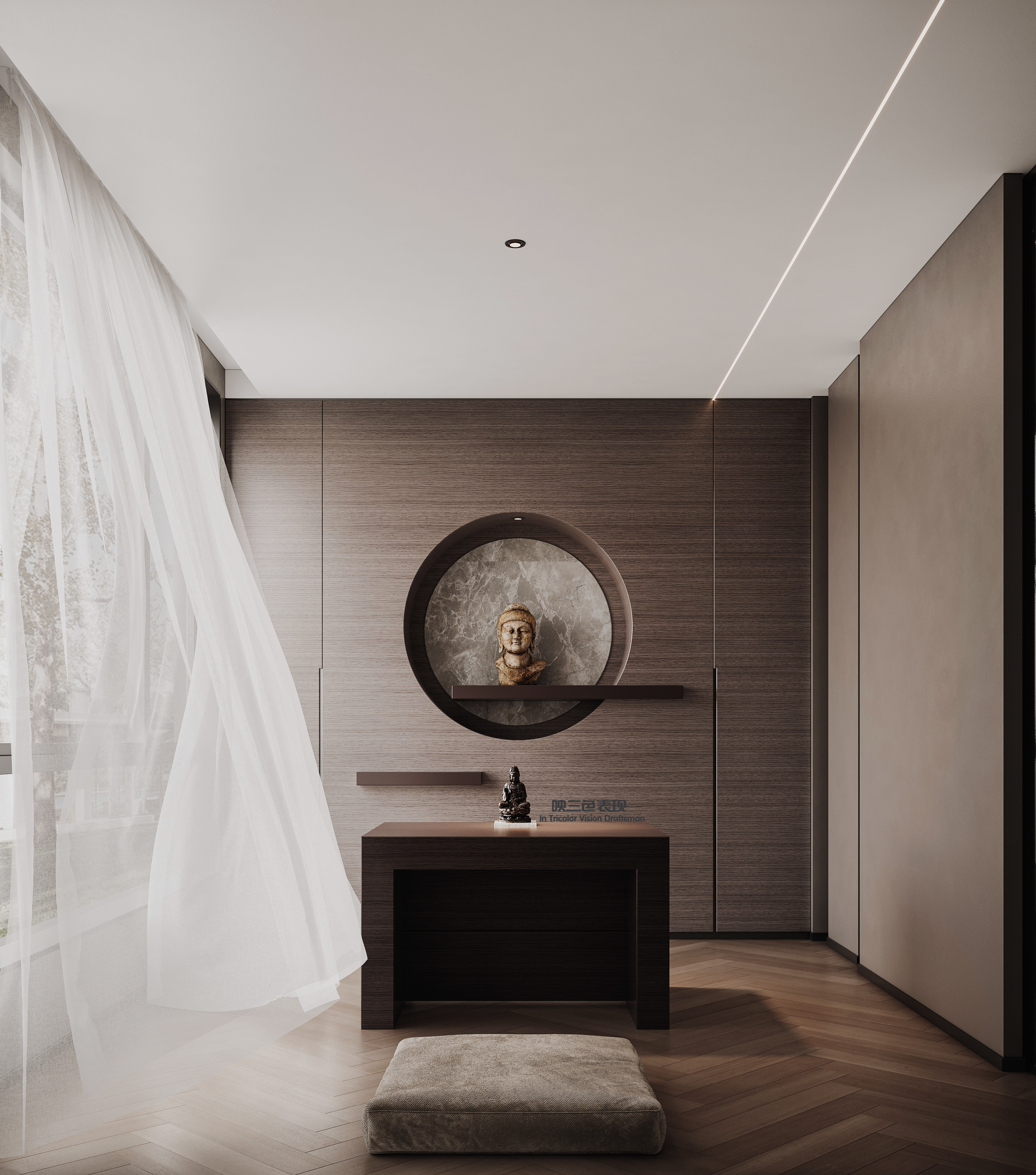 鲜艳三层时尚别墅设计丨M&F 团队-20