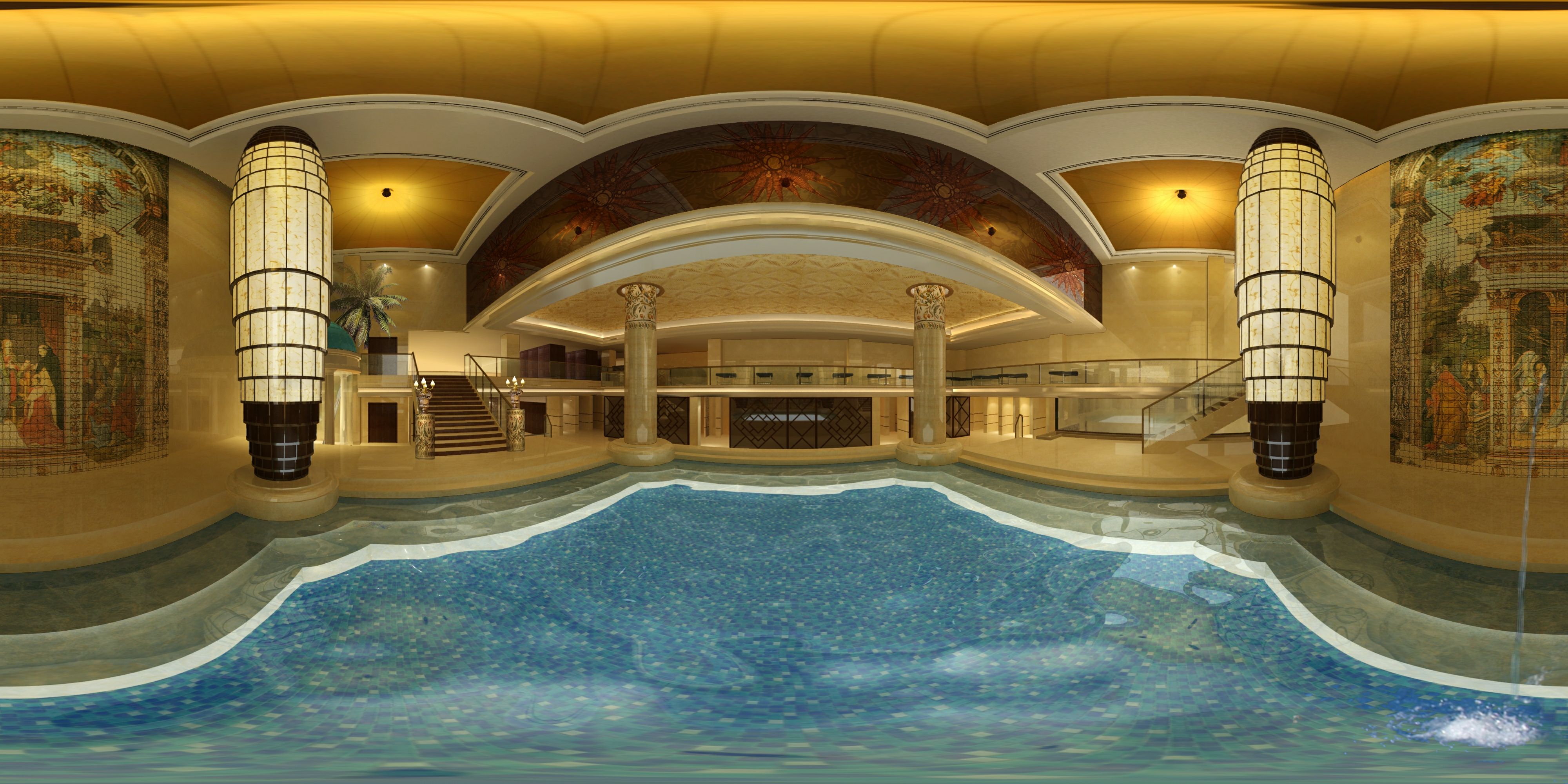 蒙古风情酒店设计 工装设计-23