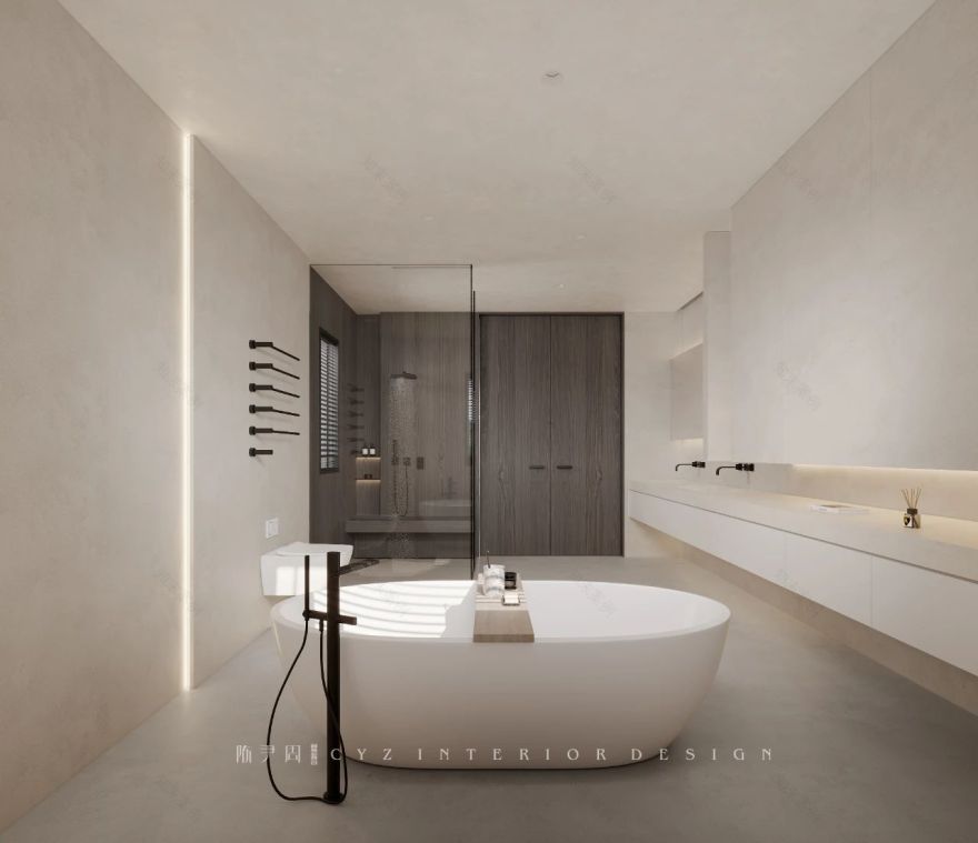 意式轻奢现代别墅设计丨中国上海-64