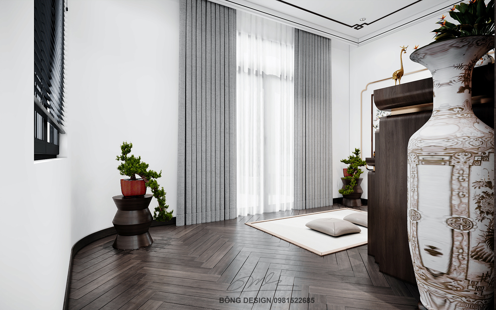 Mr Hung's House 3 楼设计项目丨越南丨Bông Thiết Kế-12