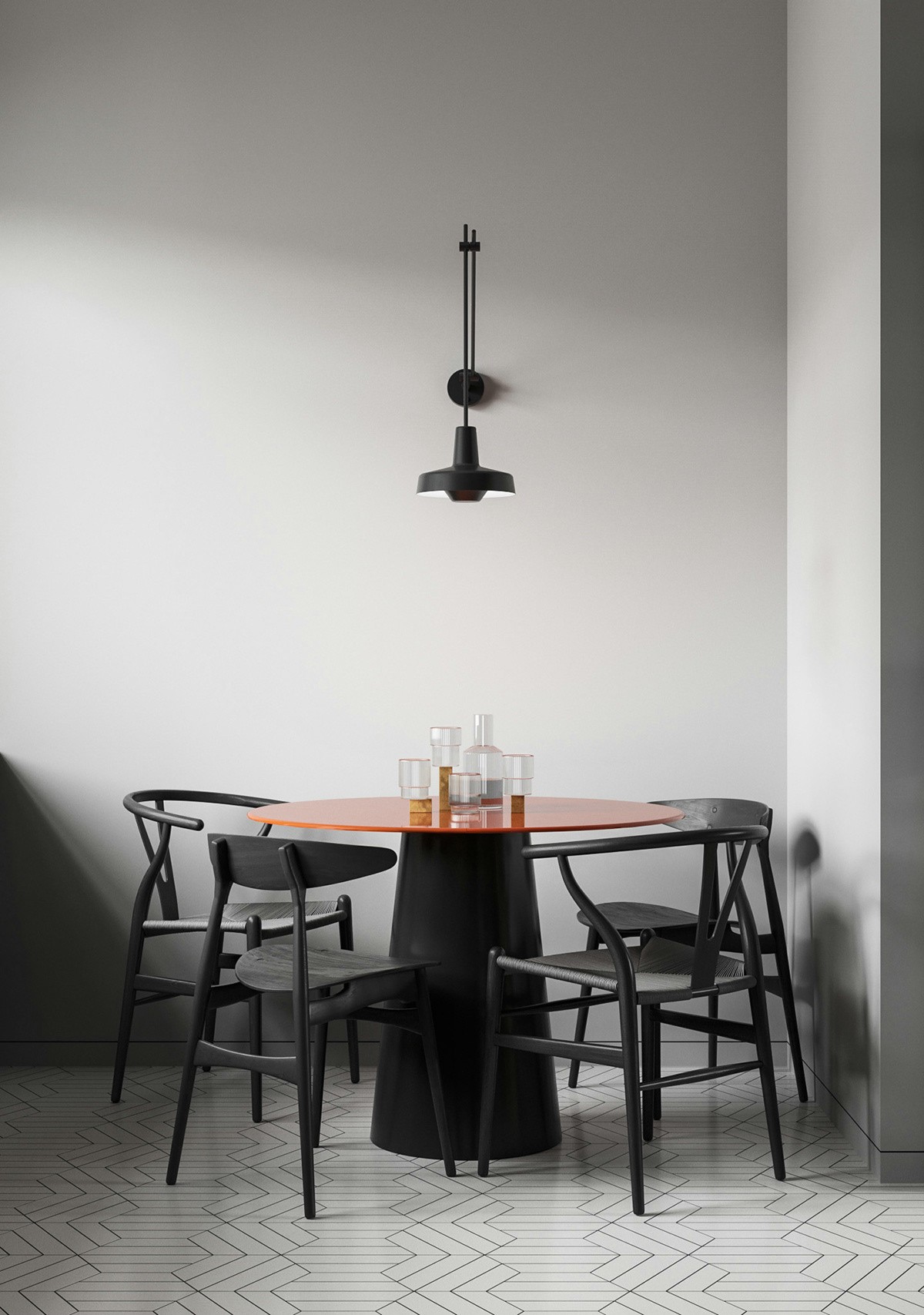 极简优雅的 106㎡无欲无求之家-7