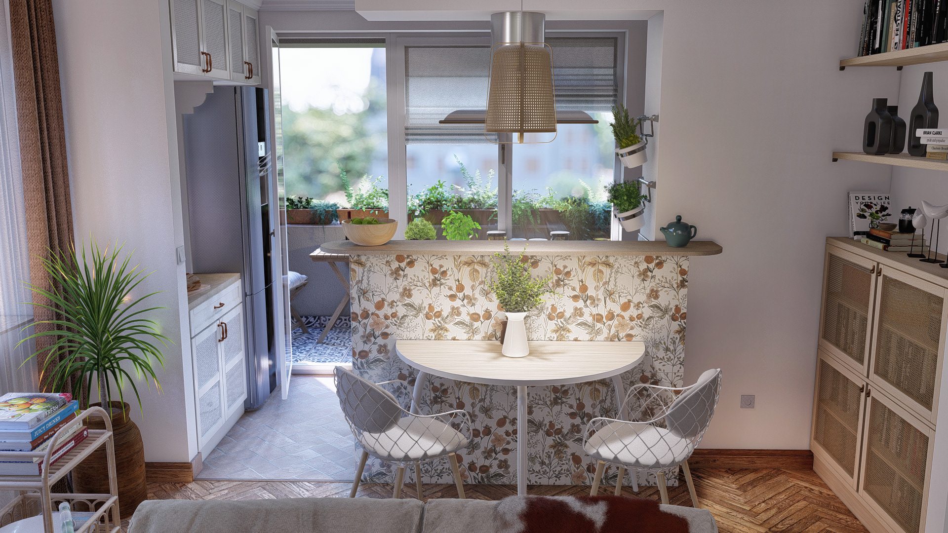 Rustic Boho Apartment 室内设计丨贝尔格莱德-6