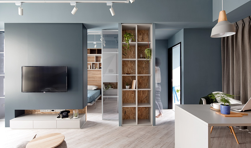 在家捉迷藏！中坜66㎡北欧Loft风回型宅｜合砌设计-0