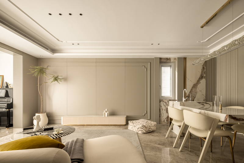 四口之家法式轻奢风雅居设计-5