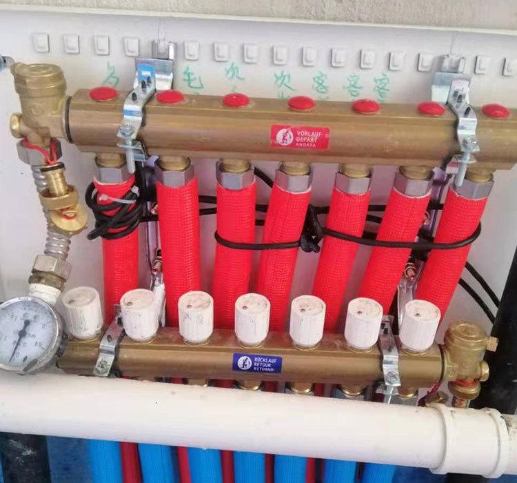 
上海闵行虹梅路别墅地暖安装示意图_威能炉 -9