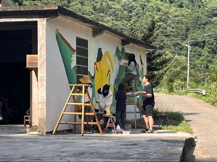 聚光星源|走进两河口村,绘出别样青春(墙绘篇1)-43