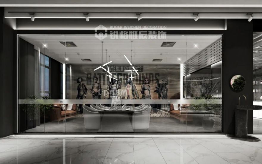 《红色警戒》电竞中心 | 现代风格与沉浸体验的融合-70