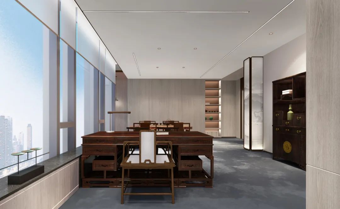 金土办公室 | 极简美学营造宁静空间-19