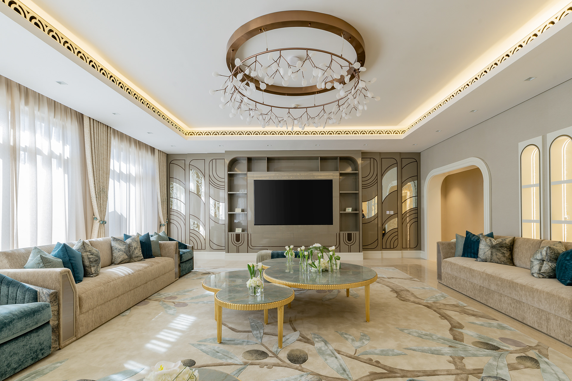 Villa XY 室内设计与装饰丨阿联酋迪拜丨Classic Home-33