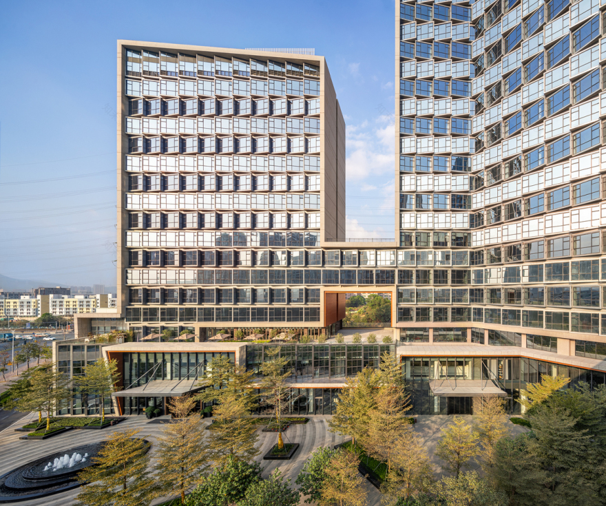 深圳鸿基新都商务中心·深航鹏逸酒店丨中国深圳丨筑博设计-11