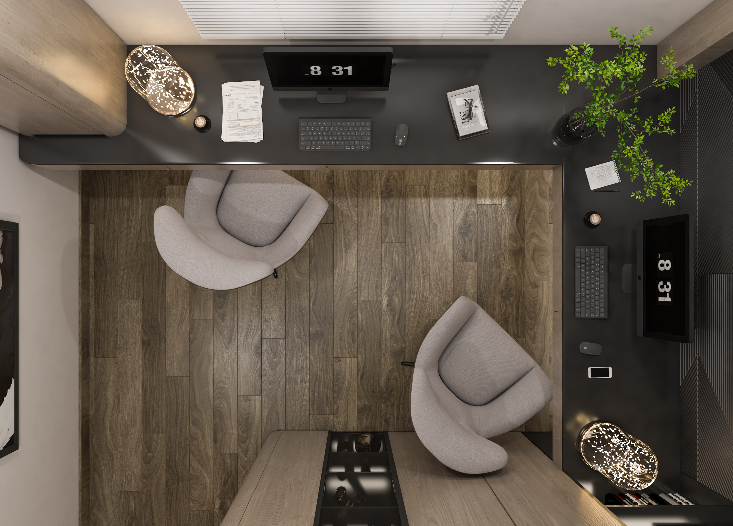 家庭办公室和商店图纸丨Egypt丨Elite interiors-8