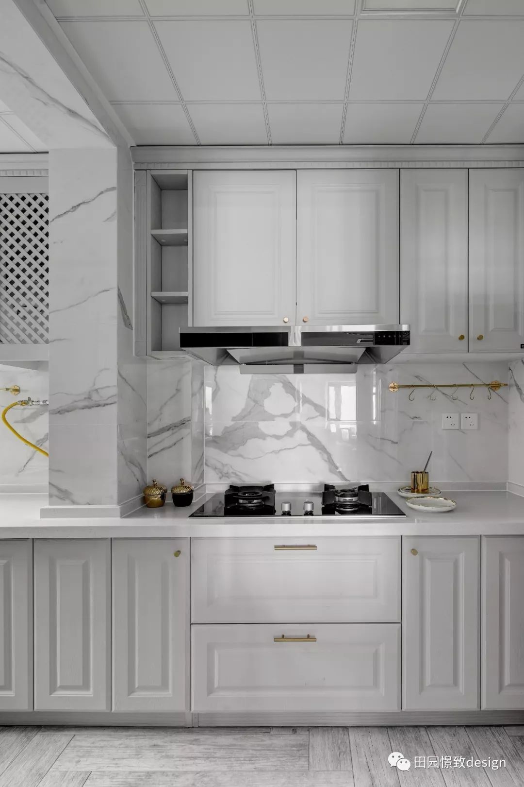 莫奈《鸢尾》的浪漫演绎——德阳香江华府 130 平米空间设计-55