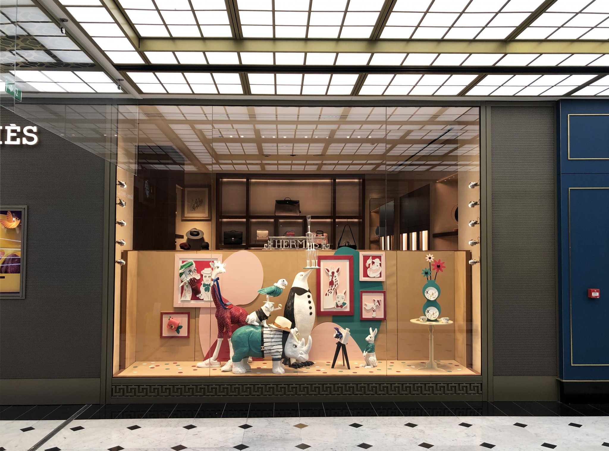 爱马仕圣诞动物园橱窗设计丨法国巴黎丨Studio WM Paris-16