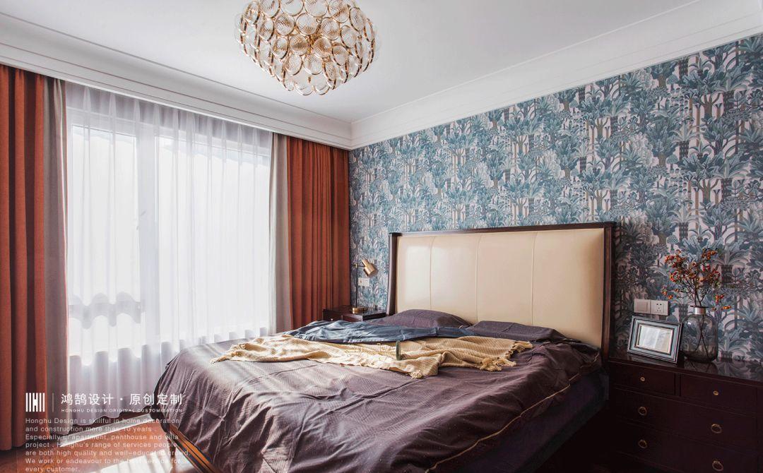 烟灰色轻奢平层软装改造-15