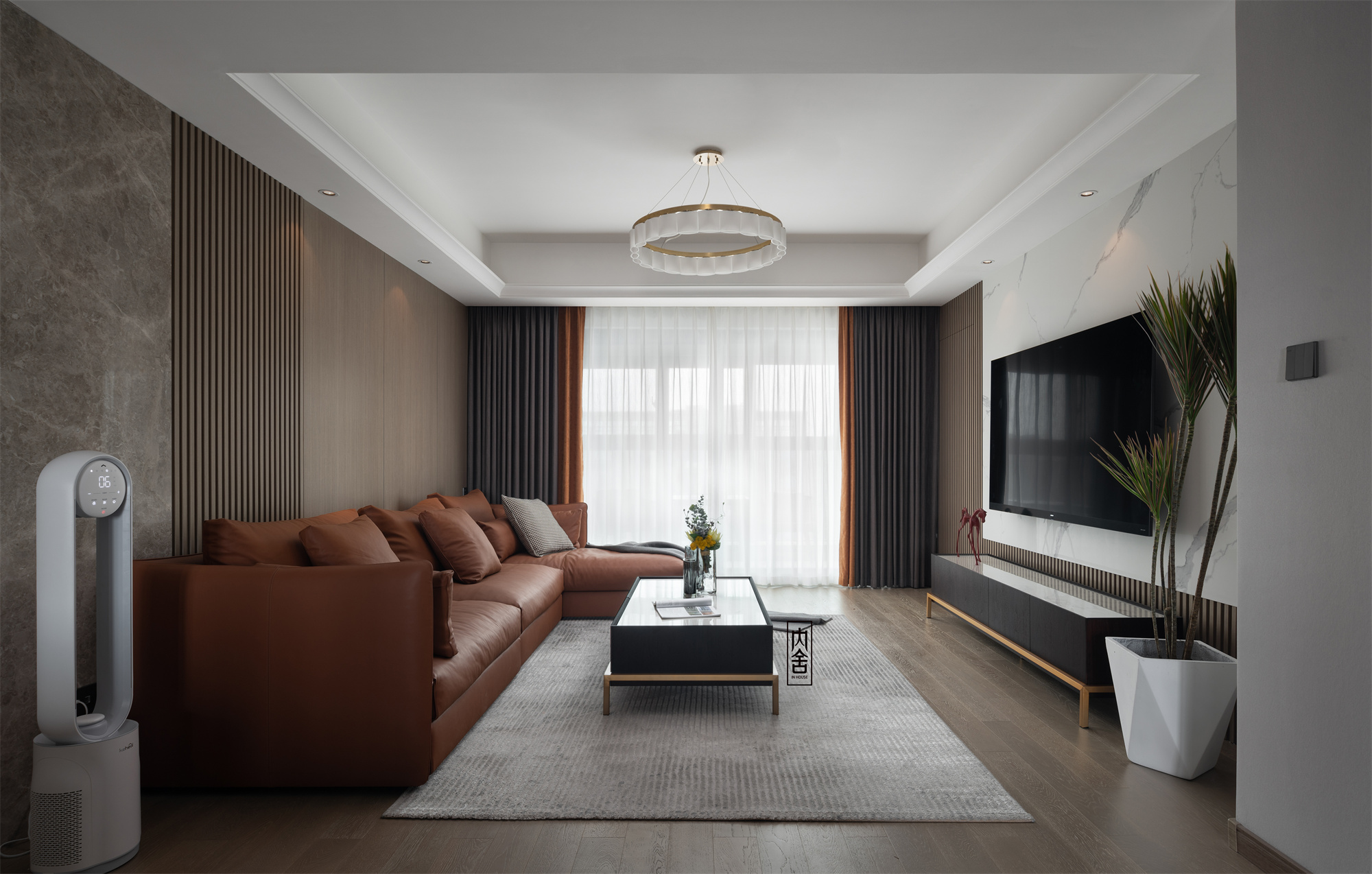 遇见·秋天 · 现代轻奢四居室设计丨美国西雅图丨内舍整体软装-9