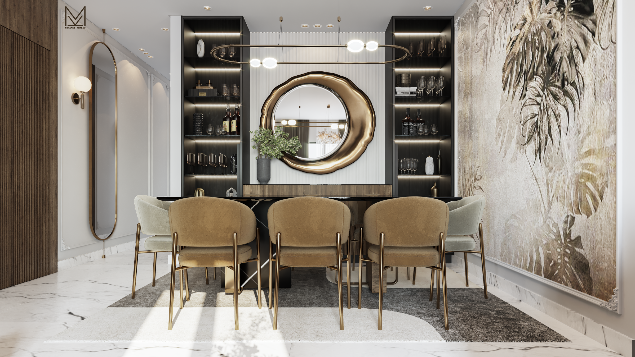 接待设计丨埃及开罗丨Mohamed Khaled designs  MKD-11