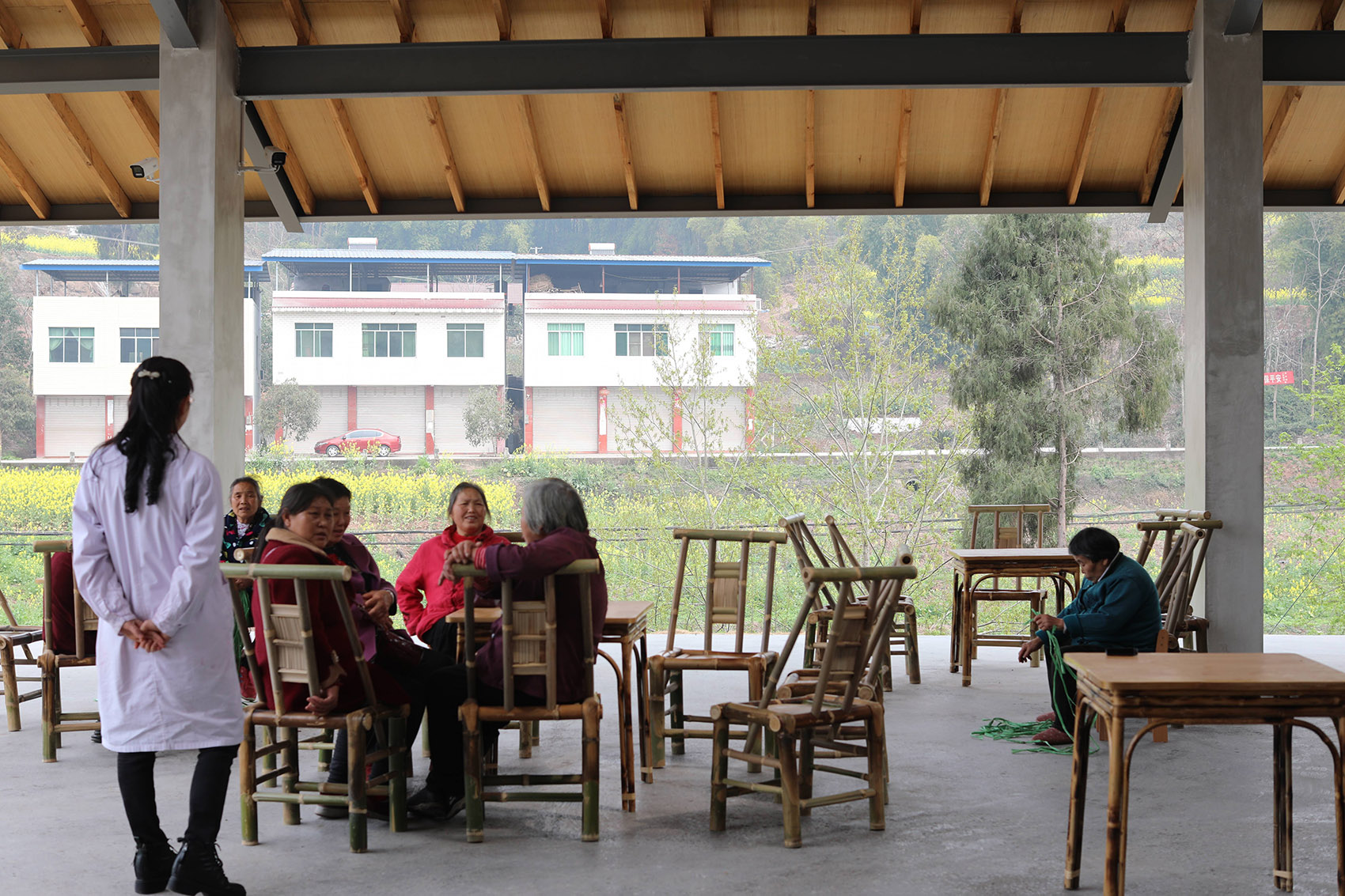 乐山东林村镇文化中心 | 传统与现代交融的乡村社交空间-81